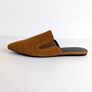 Jenni Kayne Brown Suede Mules